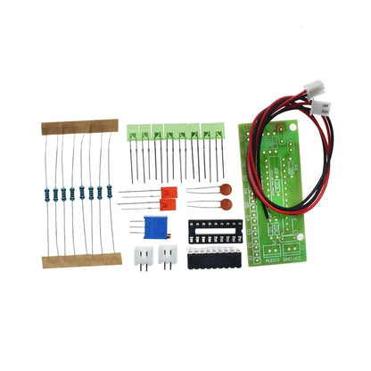 LM3915 10 LED Audio Spectrum Analyzer Level Indicator Kit 9V-12V DIY Electronics Soldering Practice