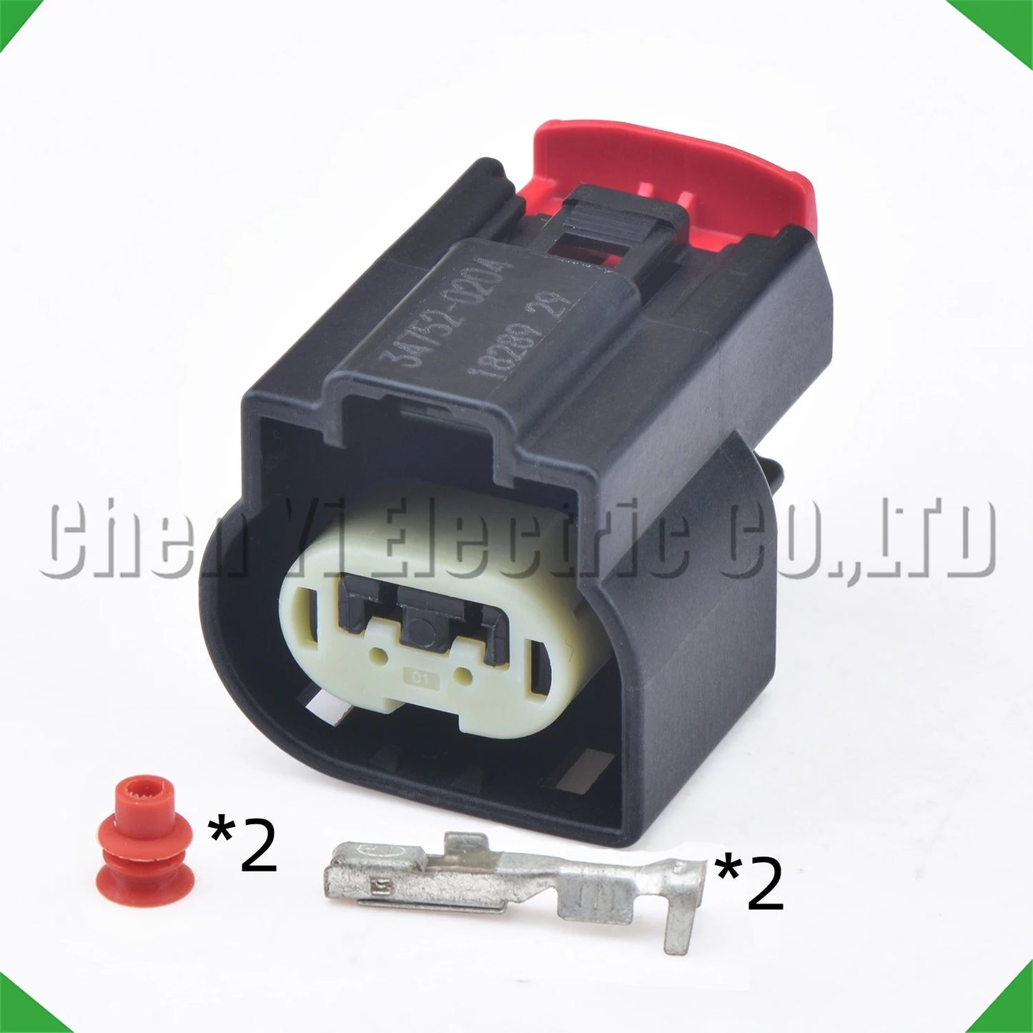 2 Pin Engine Knock Sensor Connector Wire Harness Plug 34752-0204