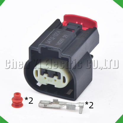 2 Pin Engine Knock Sensor Connector Wire Harness Plug 34752-0204