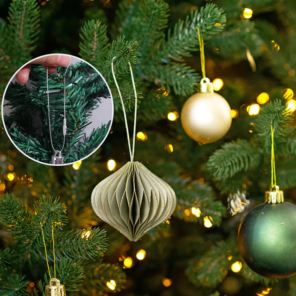 Christmas Tree Ornament Hanger Strings with Snap Locks 20cm