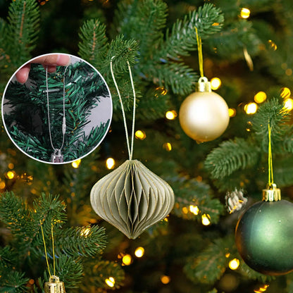 Christmas Tree Ornament Hanger Strings with Snap Locks 20cm