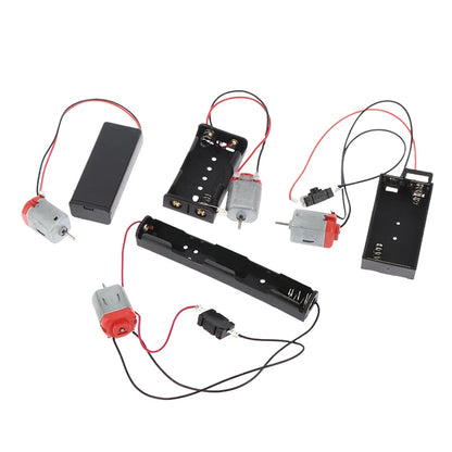 130 Motor Kit with Battery Case & Switch 16500RPM DIY Electronic Motor Kit