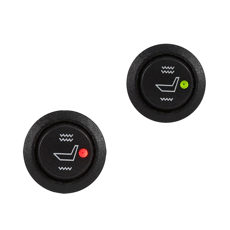 New Arm Off Control Universal Replacement Part Car Interior Seat Heating Switch 3-pin Circular Heating Rocker
