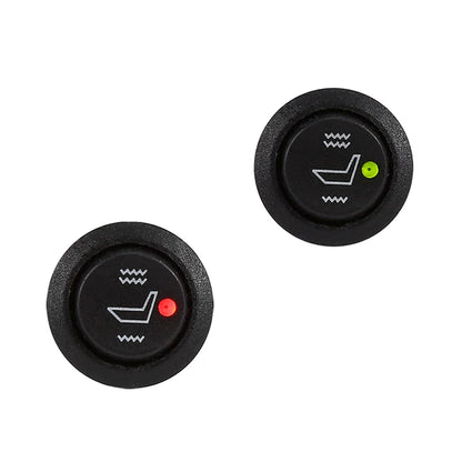 New Arm Off Control Universal Replacement Part Car Interior Seat Heating Switch 3-pin Circular Heating Rocker