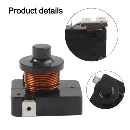 Refrigerator Compressor Start Relay for Threeplug 1/5 1/6 1/3 1/2HP Starters Replacement Starter for Fridge Cooling Units