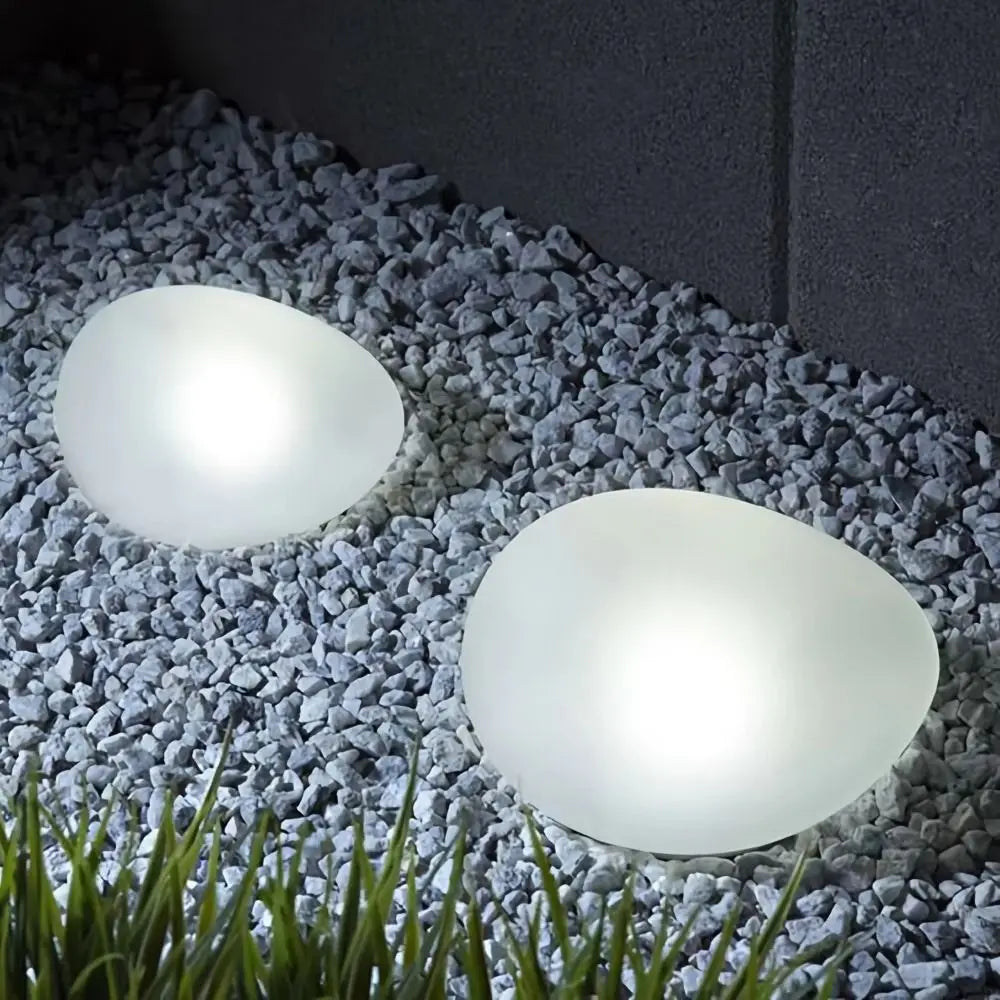 Solar Decorative Frosted Ground Lamp Outdoor Waterproof Garden Light