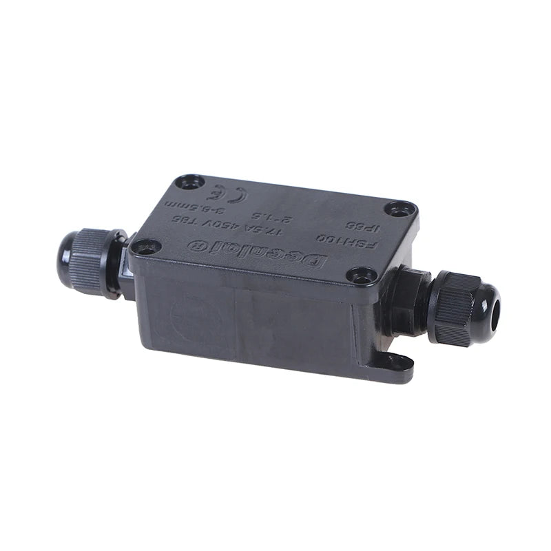 1/2sets 450V 2Way IP66 Outdoor Waterproof Cable Connector Junction Box With Terminal