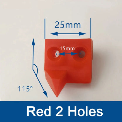 Magnifier Baffle for Sliding Table Saw Ruler, Edge Banding Woodworking Machine, 25mm & 32mm Hole Options