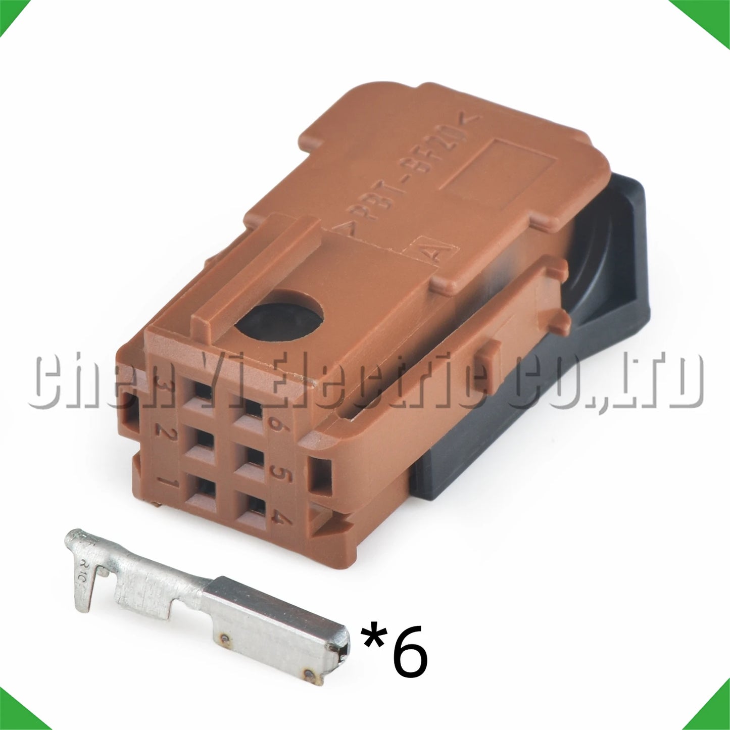 6 Pin Rearview Mirror Connector 953382-1 For Peugeot Citroen