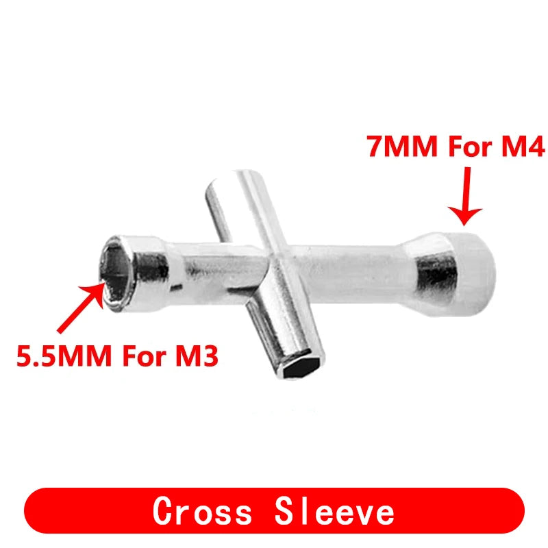 Mini Hex & Cross Screw Nut Wrench Set M2 M2.5 M3 M4 Maintenance Tool