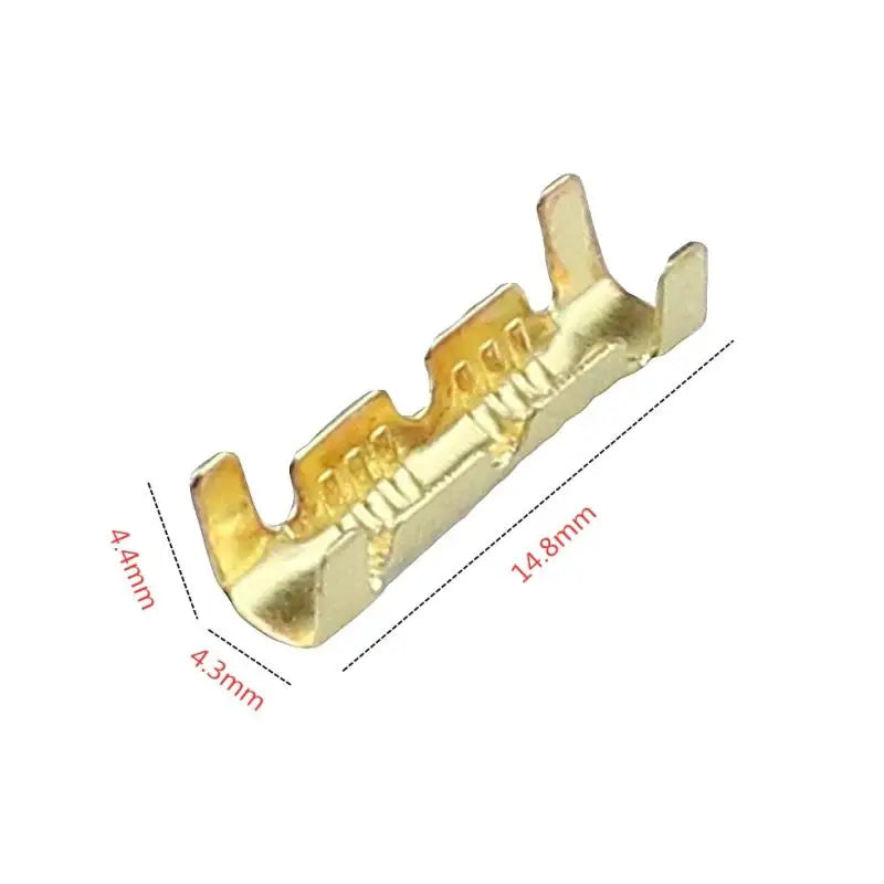 U-Shaped Electrical Wire Connectors Set 0.5-1.5mm² with Heat Shrink Tube Crimp Terminals Block for Fast Wiring Cable Lock
