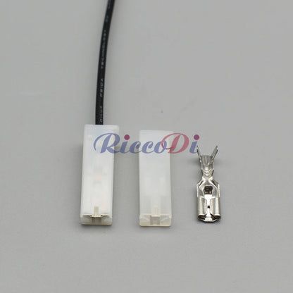1 Pin 4.8mm Unsealed Connector 172074-2 DJ7018Y-6.3-21 Automotive Plastic Housing Wiring Plug