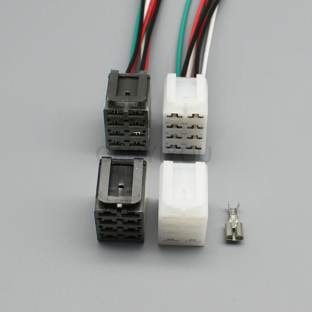 8-Pin Excavator Rocker Switch Connector DJ7086-6.3-21 — Heavy Equipment Wiring Plug