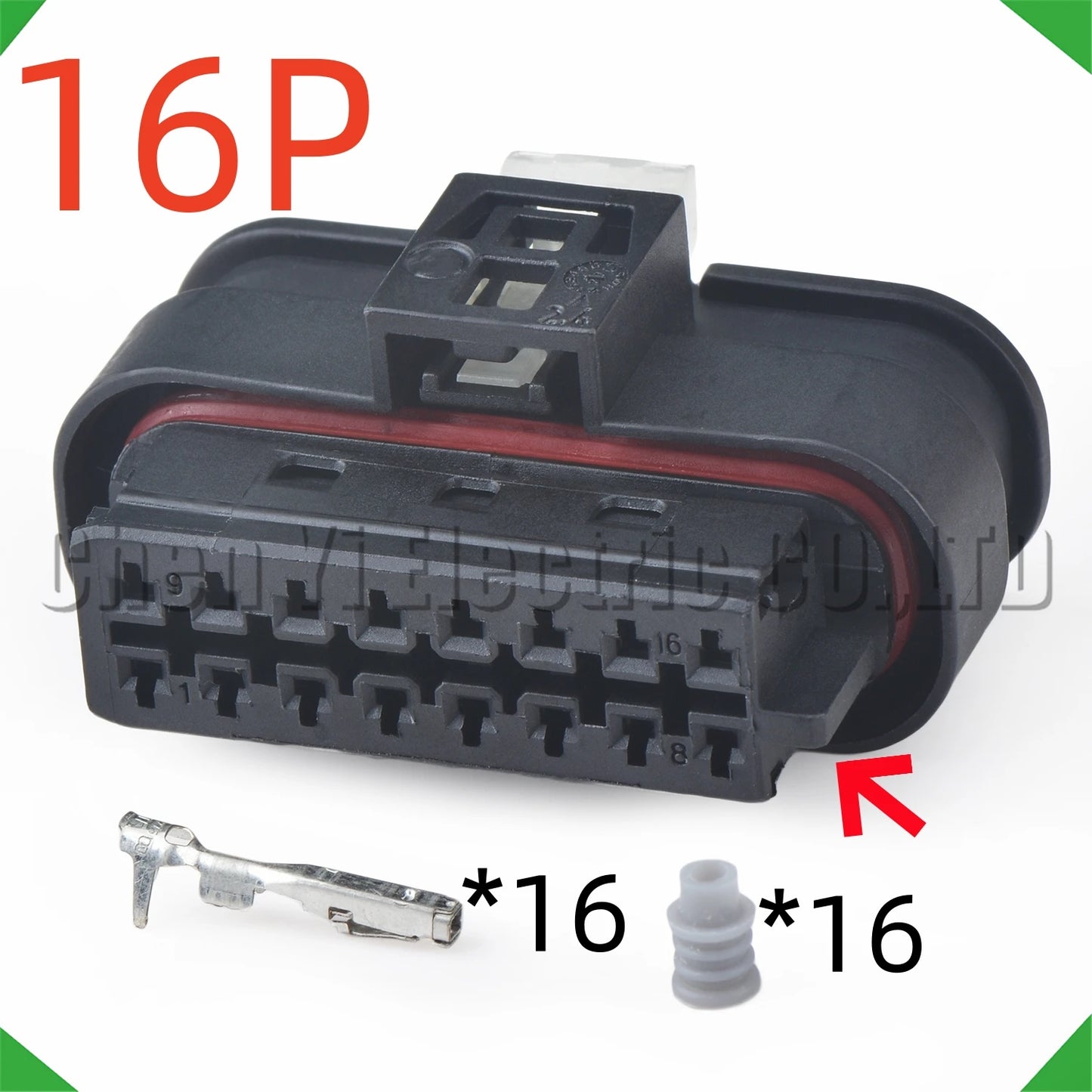 16 Pin Parking Radar Sensor Connector A0001532222 For Mercedes Benz