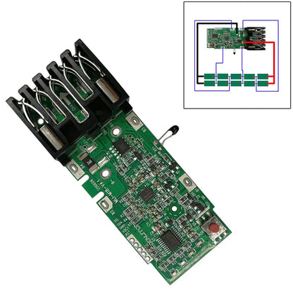 2PCS PCB Charging Protection Circuit Board For 18V Replacement Protection Circuit Connector Power Tool Batteries Parts