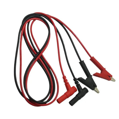 New 1Pcs To Banana Plug Test Cable Lead Connector 10A Crocodile Clip Electrical Test Lead For Multimeter Testing Alligator Clips