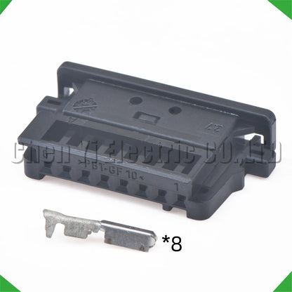 8 Pin Automobile Compass & Reversing Light Connector – Display Screen & Indoor Top Lamp Wire Harness Plug 0-1719221-1 / 3D0972708A for Volkswagen AG
