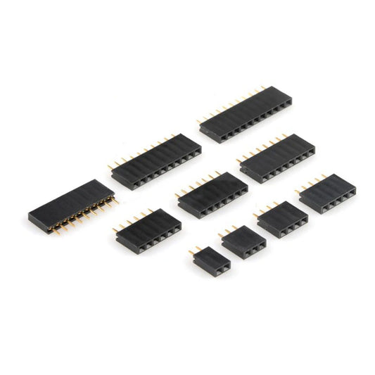 5PCS Single Row Female Header Socket 2.54mm Pitch Pin Connector for Arduino