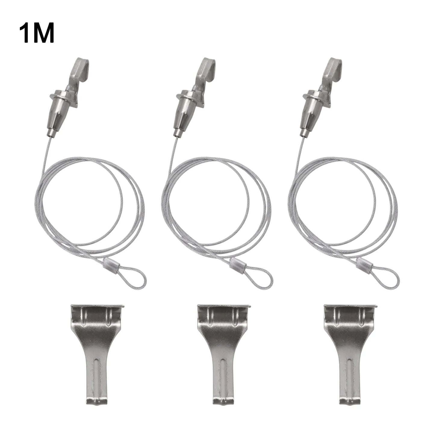 Stainless Steel Adjustable Picture Hanging Cable System Supporting Up to 66 lbs Perfect Solution for Home or Gallery Use