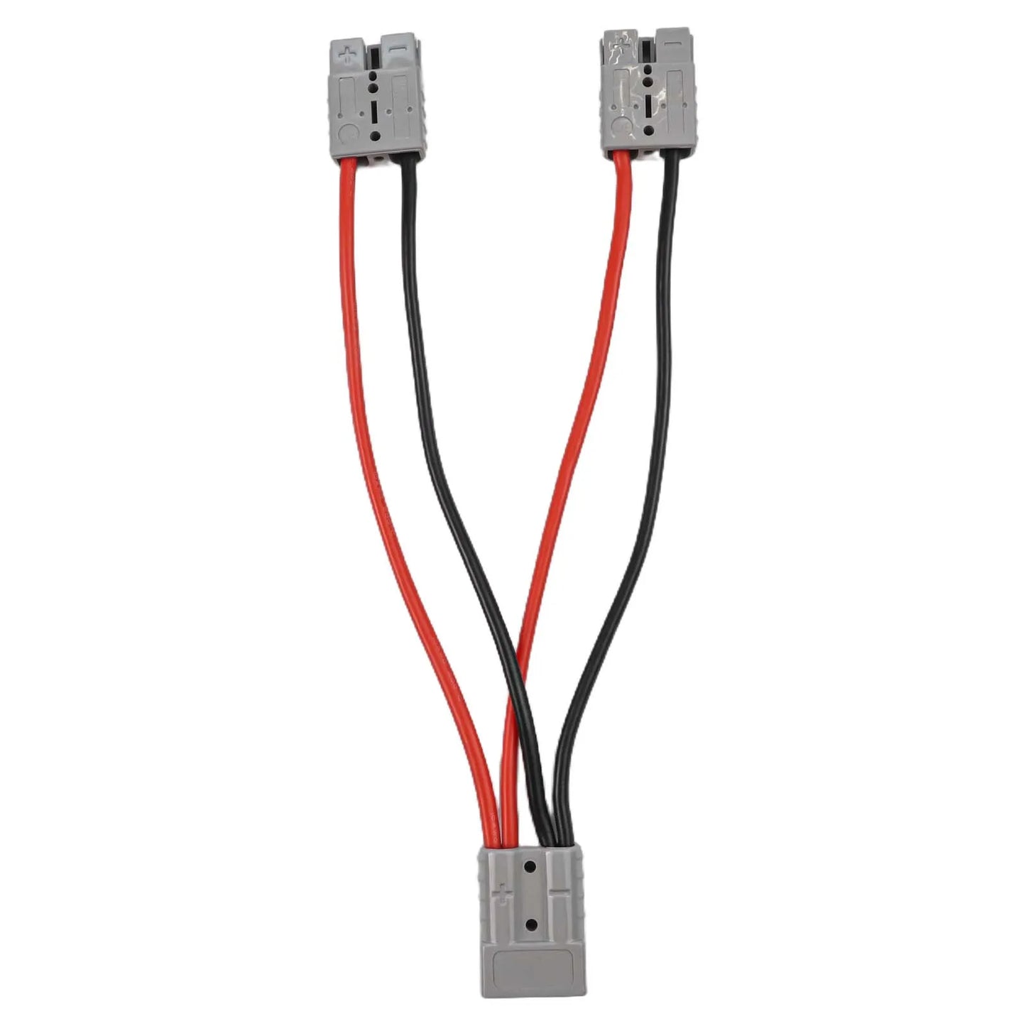 1pc 50A For Anderson Plug Connector Double Y Adapter 4mm Car Cable 4 Square Wires 30cm For Forklifts Stackers Vehicles