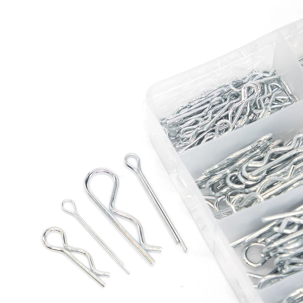 Stainless Steel Cotter Pin Set — Split Pin DIY Fasteners Kit for Electrical & Mechanical Projects