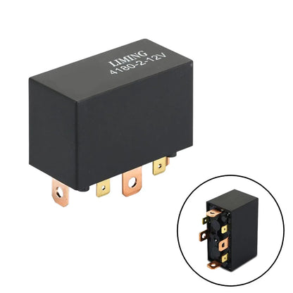 1PCS Winch Relay Contactor 12V 80A/100A 7-pin Automotive Relay 50x30x40 Black For ATV UTV Durable Electrical Equipment Parts