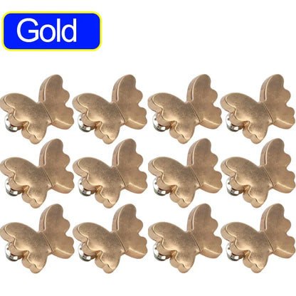 Butterfly Magnetic Curtain Clips — Nail-Free Detachable Window Curtain Buckles