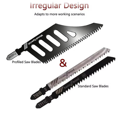 T-Shank Jigsaw Blades Heavy Duty Wood & Aluminum Cutting 20/1PCS