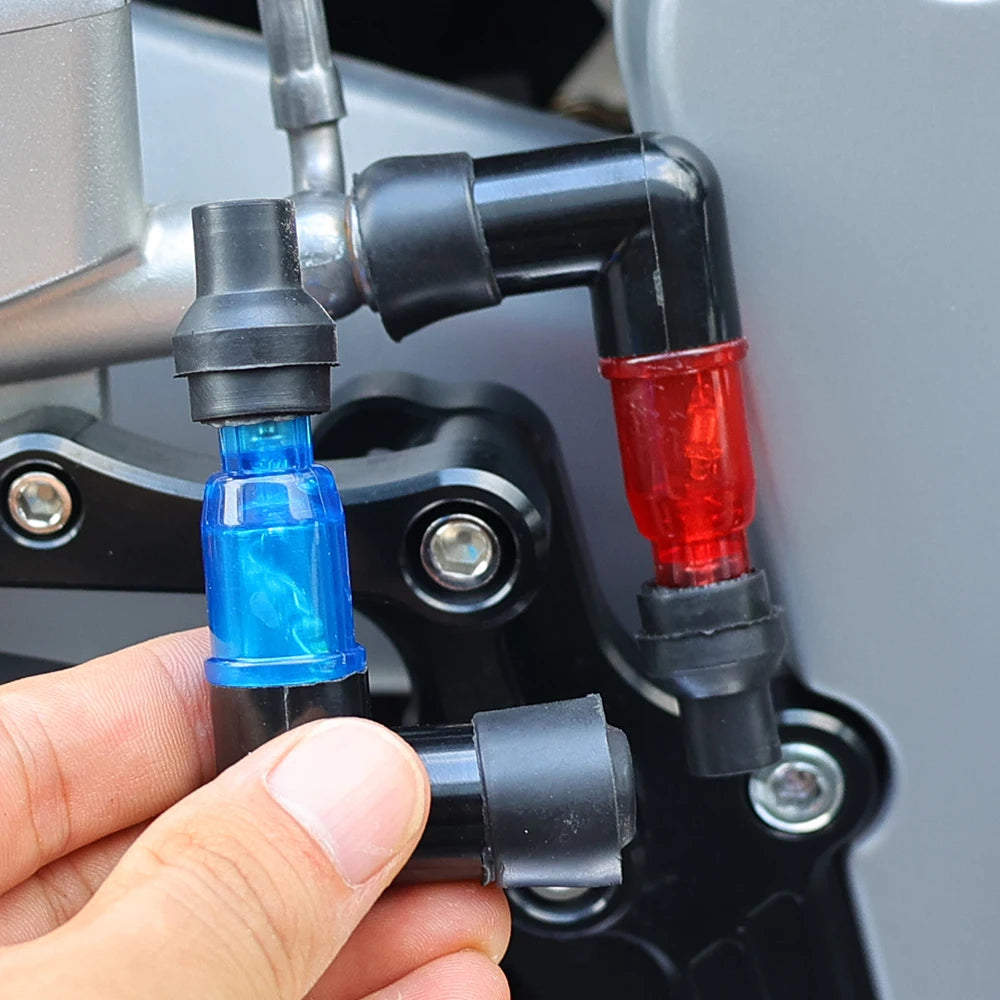Motorcycle Ignition Spark Plug Cap – Universal High-Pressure Elbow Spark Plug Cap for Motorcycle Modification Accessories
