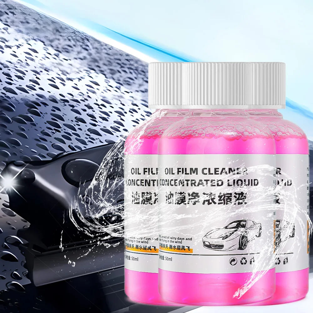Automotive Windshield Concentrated Cleaner Car Glass Oil Film Remover 50ml