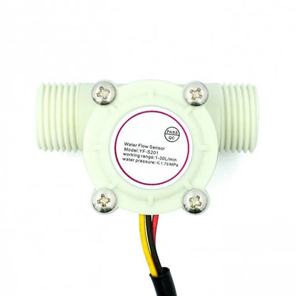 YF-S201 Hall Effect Water Flow Sensor 1-30L/min 2.0MPa Liquid Flow Switch