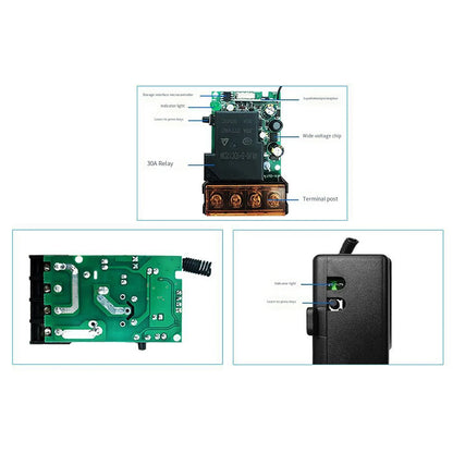 For Doors For Lamps General Remote Control AC 220V Switch Remote Control Applications Effortless Setup Enhanced Security System