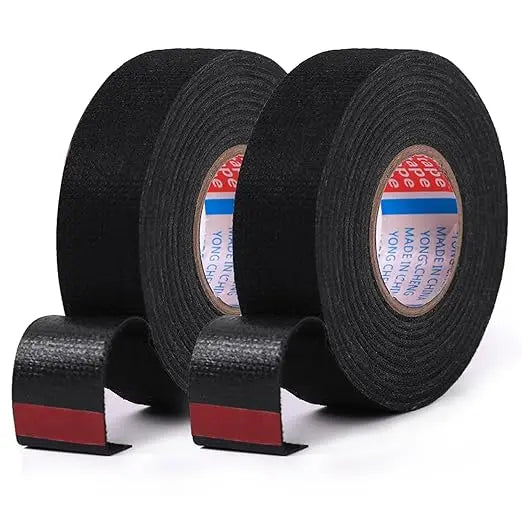 Electrical Insulating Tape Heat Resistant Harness Tape 8/15/19mm Car Wiring Loom Protection Waterproof Adhesive Tape