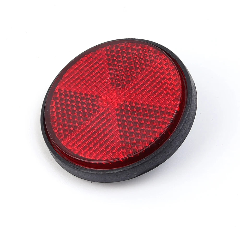 2/1pcs Circular Reflector Car Universal Trucks Motorcycle Night Reflector Safety Reflector Motorcycles ATV Bikes Accessories