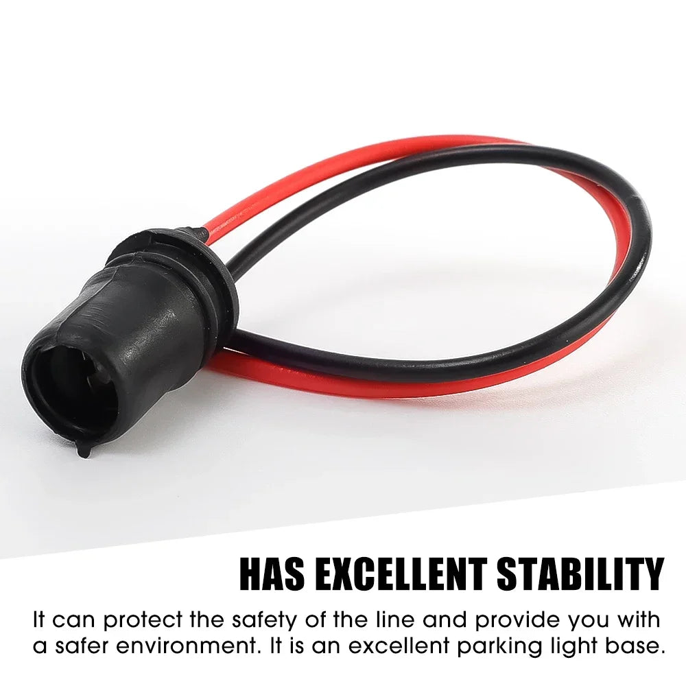 T10 W5W Dashboard Light Bulb Socket Rubber Lamp Holder Connector 16/1PCS