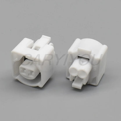 2-Pin White Intake Air Temperature Sensor Connector DJ7025-2.3-21 Waterproof for Toyota Camry