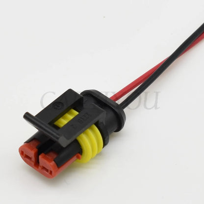 2 Pin 1.5mm Waterproof Connector 282080-1 282104-1 DJ7021-1.5-11/21 PA66 Male Female Seal