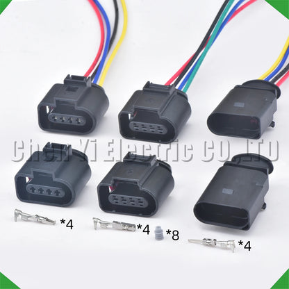 4 Pin Oxygen Sensor Connector 8K0973704 Wire Harness Plug for VW Audi