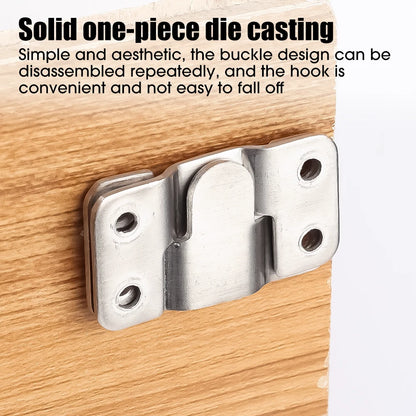 Picture Frame Hooks Stainless Steel Wall Hanger 30/2PCS