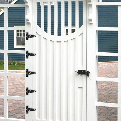 Iron Cold Rolled Steel T Shape Hinge Iron Triangle Hinge Sturdy Shed Hinge Door Gate Hinges for Home Store Furniture Hardware