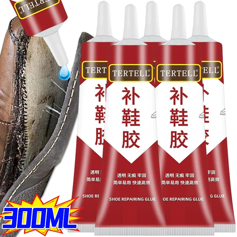 60/300ML Super Strong Shoe-Repairing Adhesive Universal Waterproof Shoe Glue for Sneakers Boot Leather Fast Shoe Repairing Glues