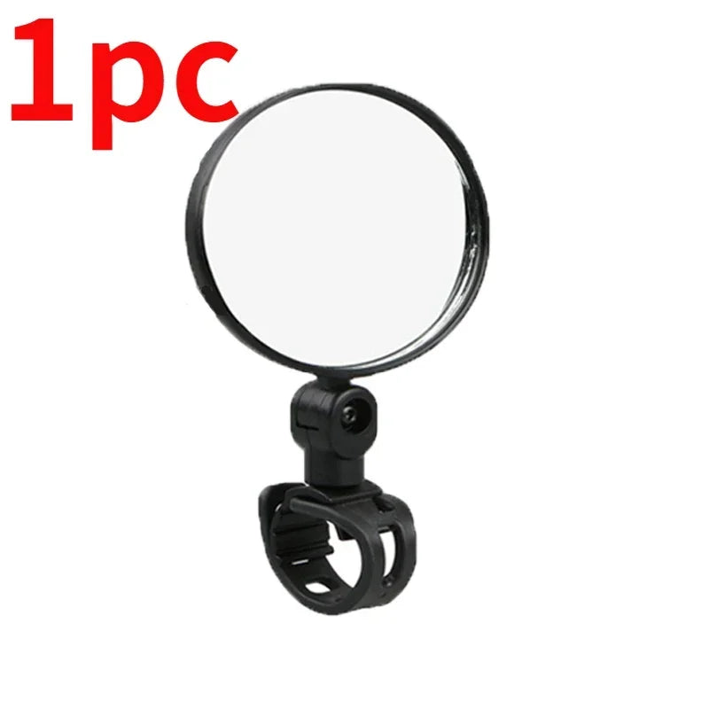 Universal Bike Mirrors Bike Handlebar Adjustable Rotating Wide Angle Rear View Mirror 360 Degree Rotation Cycling Accessories