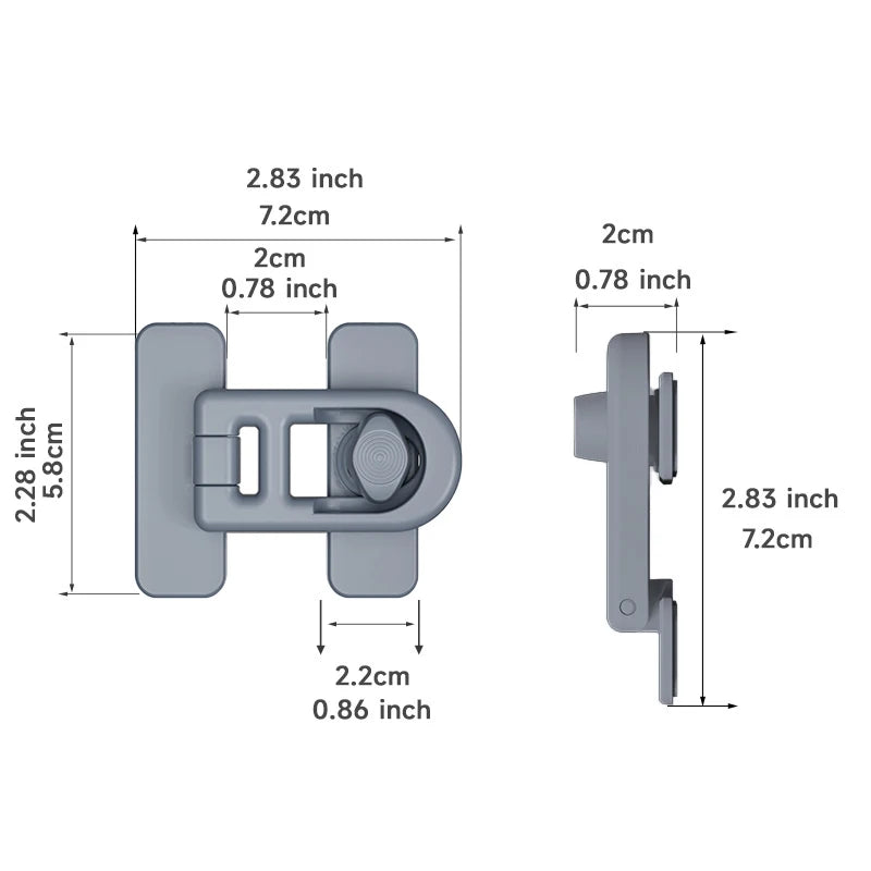 New 1pc Multifunction Useful Refrigerator Door Latch New Plastic Baby Safety Lock Kids Security Protection Cabinet Drawer Lock