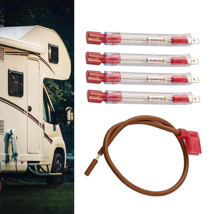 For Mobile Home As Shown RV Water Heater Fuse Thermal Fuse Replacement Manual Measurement Metal Thermal Fuse Reliable Fuse