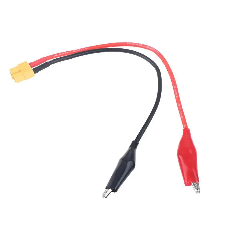 New XT60 Connector Cable Alligator Clips For Measure Tool SKYRC NC2500 Pro Motor Run-in Line 14AWG Power Connection Cable