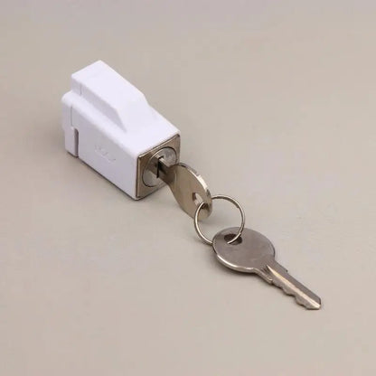 Aluminum Alloy Window Restrictor Lock With 2 Keys Safety Window Lock