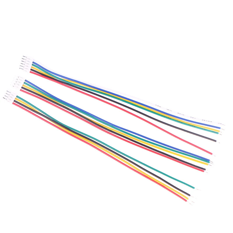 10pcs JST GH 1.25mm Connector with Wire 4P/5P/6Pin 28AWG 10cm