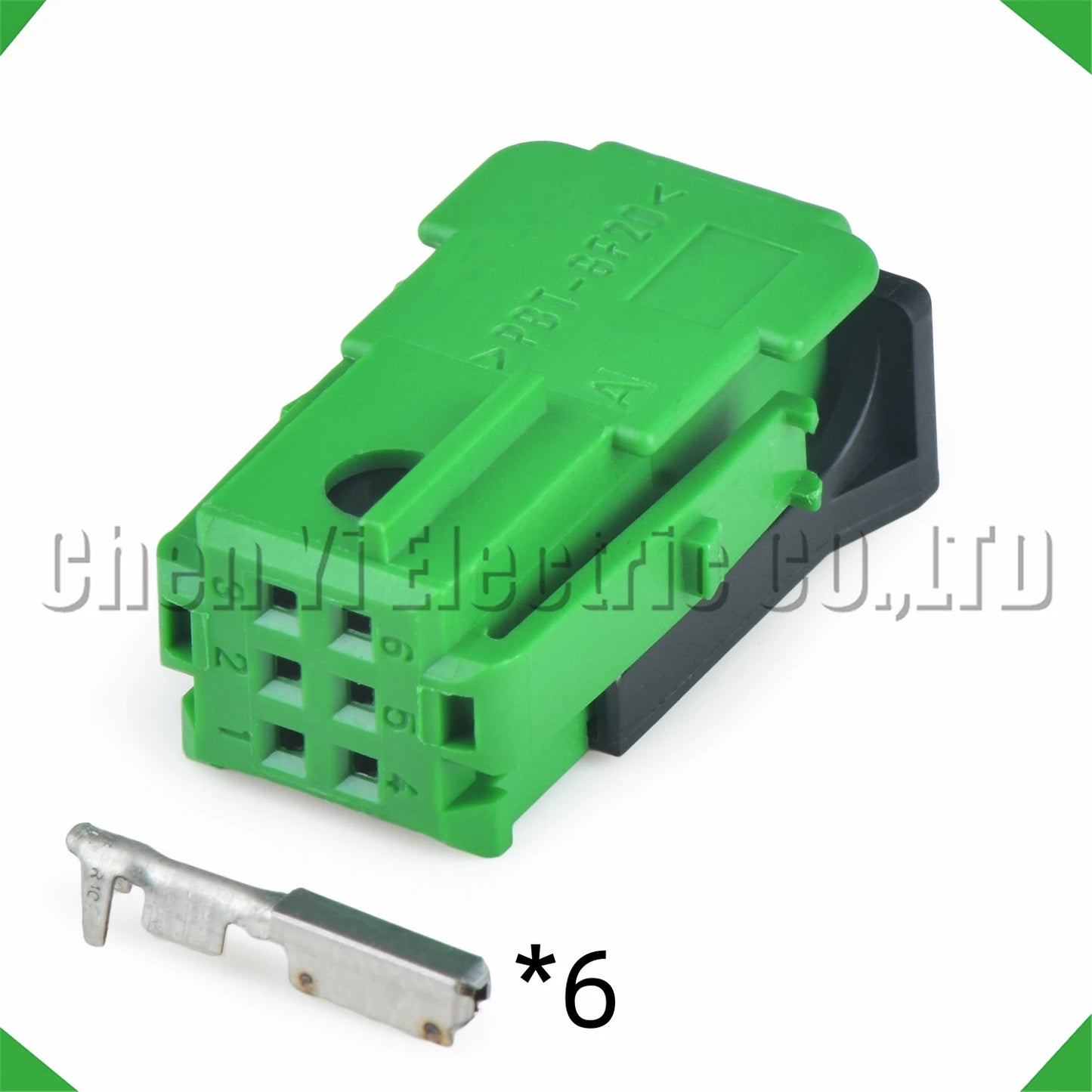 6 Pin Rearview Mirror Connector 953382-1 For Peugeot Citroen