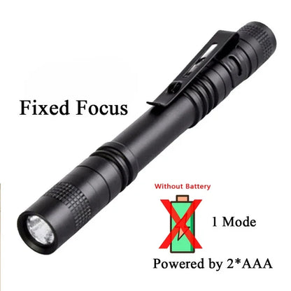 Mini XPE LED Flashlight Pen Light Waterproof Portable Keychain Torch