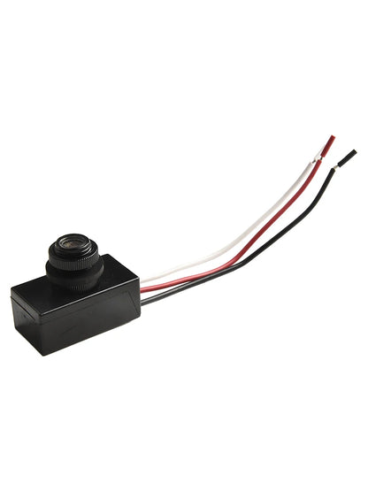 Control Switch Button Sensor 12V-48VDC Energy Saving Photocell Sensor Automatic Light Sensing Button Style Wide Voltage Range
